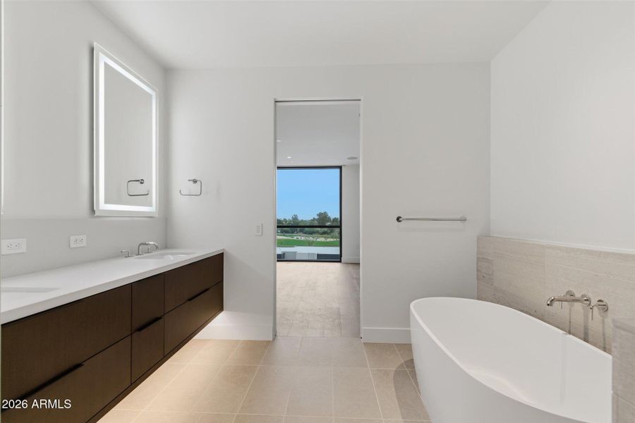 Primary bath to bedroom Primary bath to bedroom