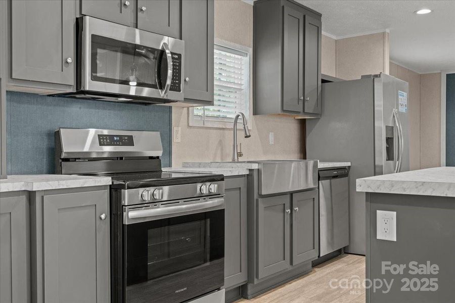 Furnished interior view inside a new home in , Ruby (Image 6). Furnished interior view inside a new home in , Ruby (Image 6).