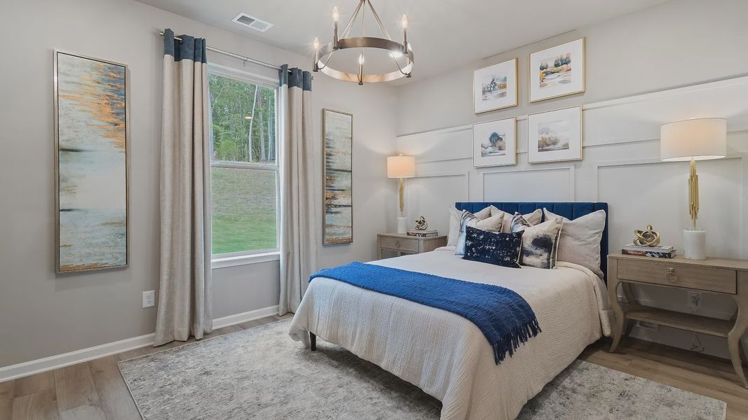 Representative furnished interior of a home built from the Rosemary II by DRB Homes in Northcroft, Loganville (Image 21).