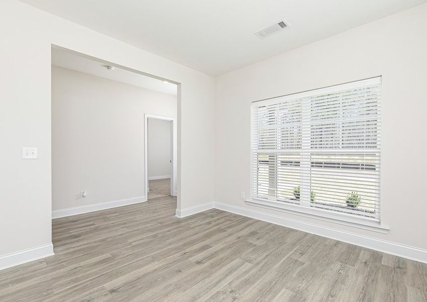 Enjoy family meals in the front dining room