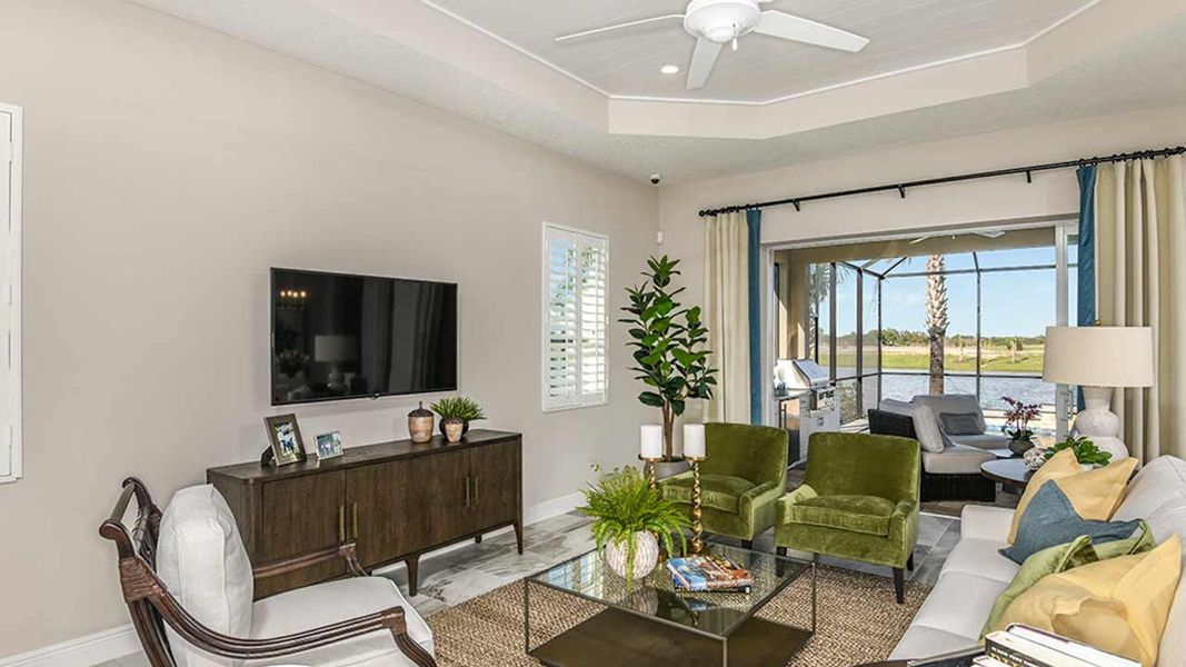 Furnished interior view inside a new home in Grand Park Real Estate and Homes for Sale in Sarasota, FL - Neal Communities, Sarasota (Image 30). Furnished interior view inside a new home in Grand Park Real Estate and Homes for Sale in Sarasota, FL - Neal Communities, Sarasota (Image 30).