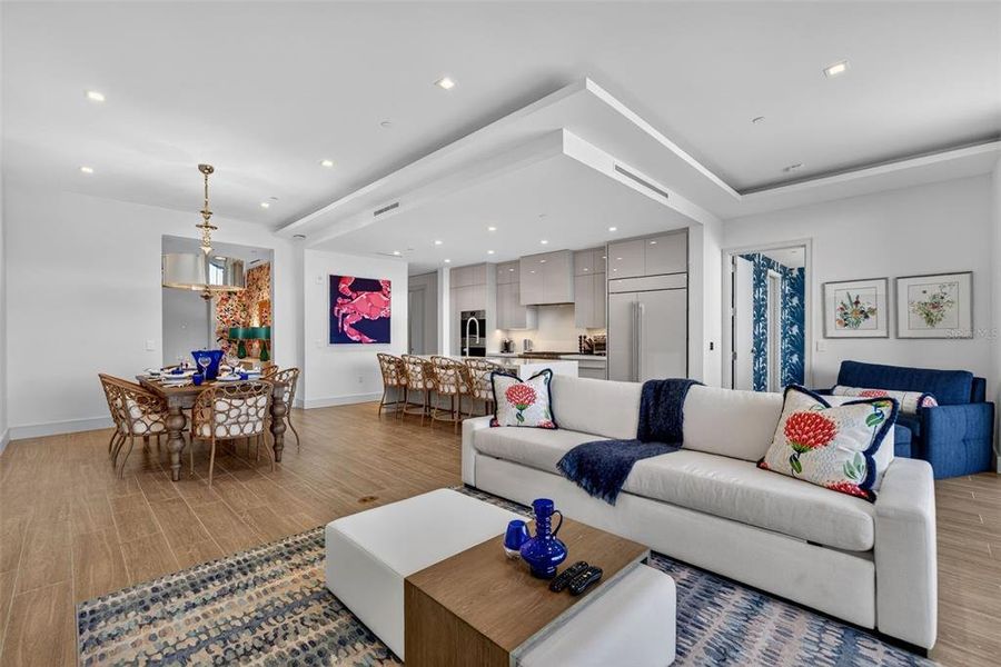 Furnished interior view inside a new home in , Longboat Key (Image 8).