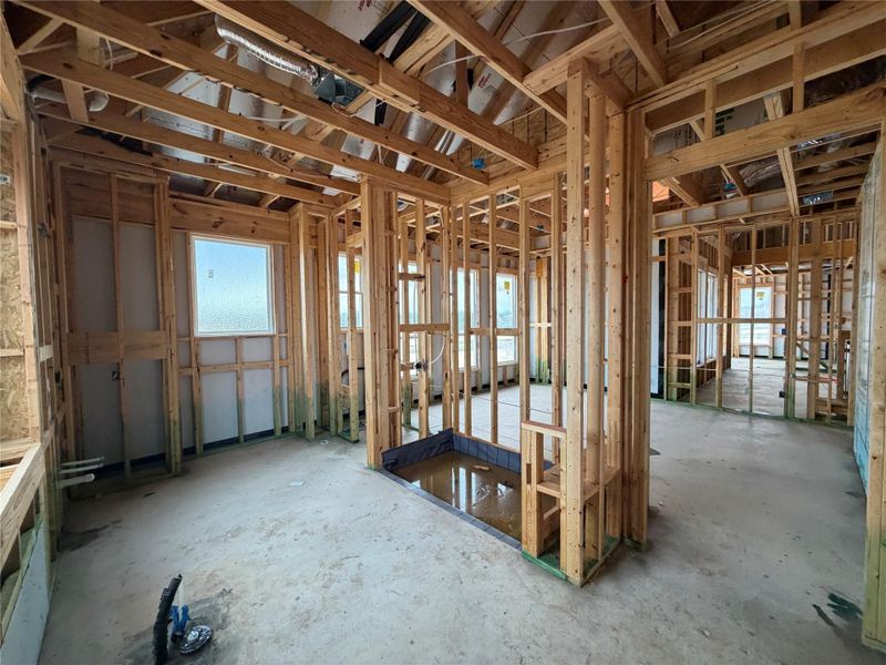 In-progress construction of a new home in Lariat, Liberty Hill, TX (Image 17).