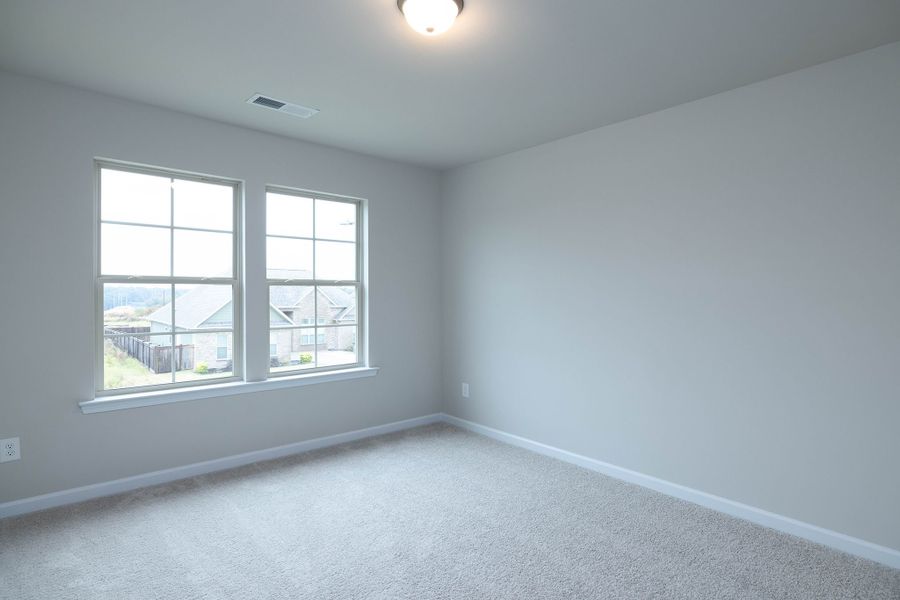 Bedroom three has plenty of natural light