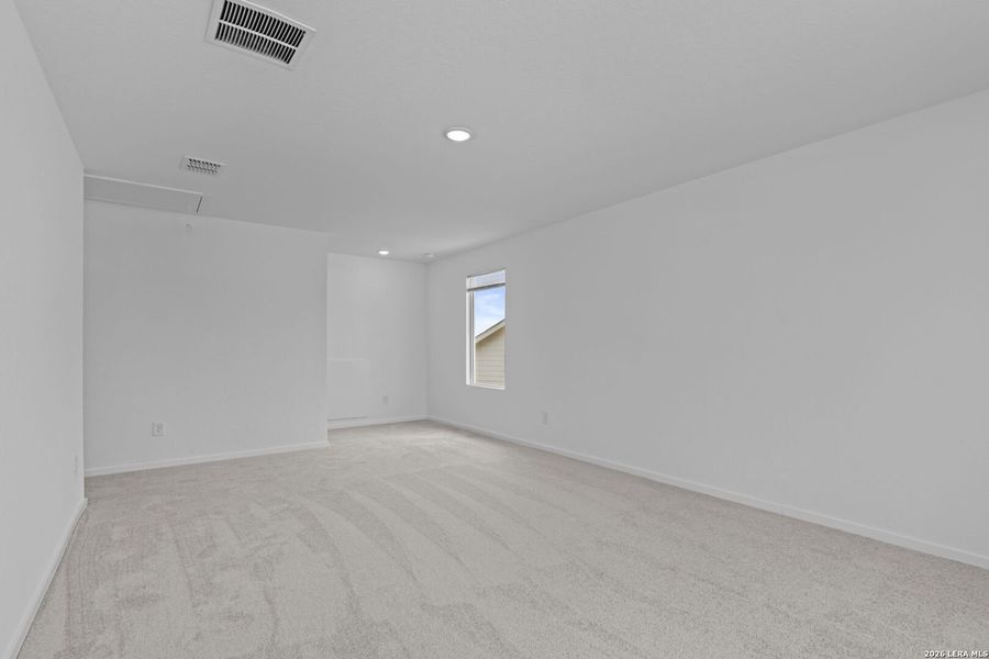 Spacious, unfurnished interior of a new home in Hightop Ridge, Converse (Image 20). Spacious, unfurnished interior of a new home in Hightop Ridge, Converse (Image 20).