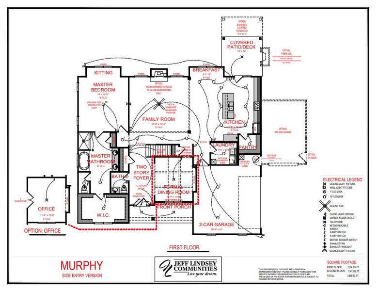 Image 3 representing the Murphy A by Jeff Lindsey Communities in Belle Hall, Newnan, GA.