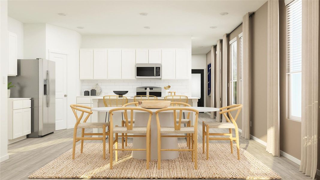 Furnished interior view inside a new home in Elm Creek: Eventide Collection, Elgin (Image 17).