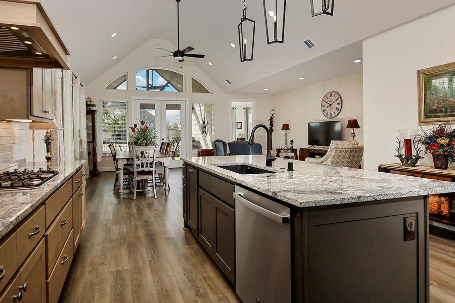 Furnished interior view inside a new home in , Willis (Image 5). Furnished interior view inside a new home in , Willis (Image 5).