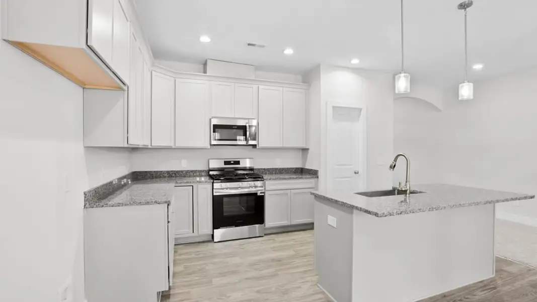 Furnished interior view inside a new home in Pine Lake Estates, Anderson (Image 5). Furnished interior view inside a new home in Pine Lake Estates, Anderson (Image 5).