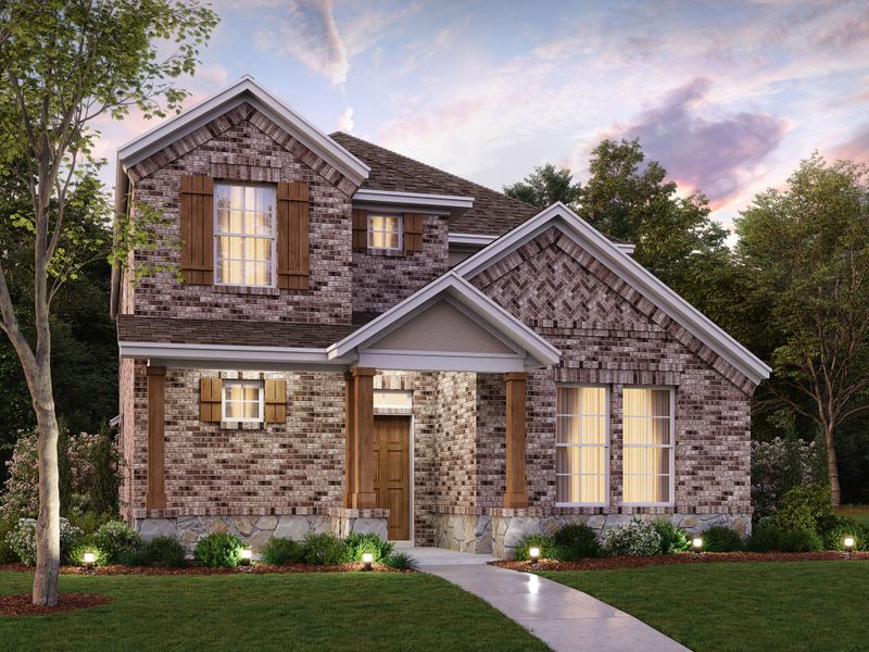 Violet Elevation C - Optional Stone