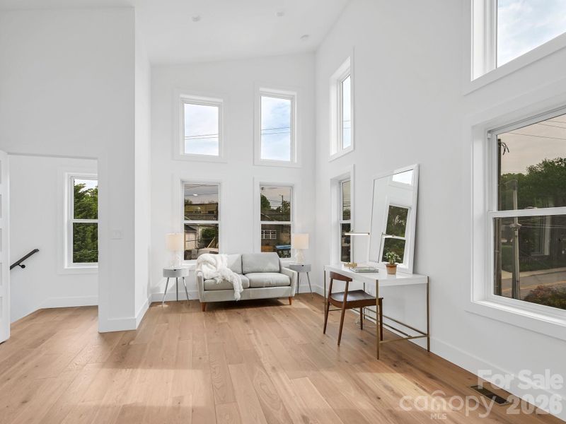 Furnished interior view inside a new home in , Asheville (Image 18).