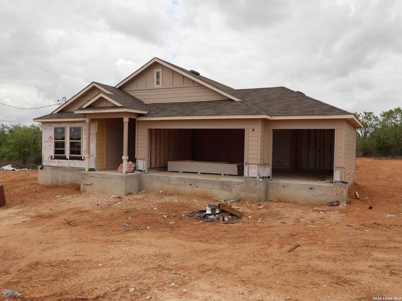 In-progress construction of a new home in Chaparral Ranch, Floresville, TX (Image 24).