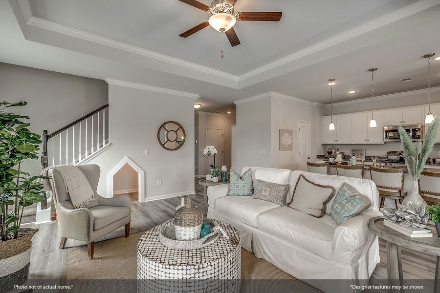 Furnished interior view inside a new home in Hainer Place, Conway (Image 10). Furnished interior view inside a new home in Hainer Place, Conway (Image 10).