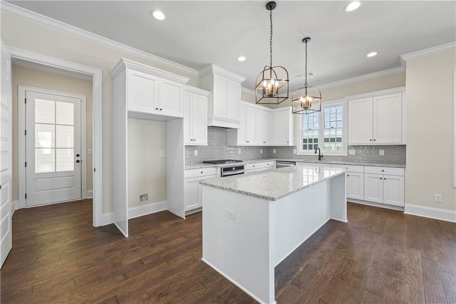 Furnished interior view inside a new home in , Dacula (Image 10).