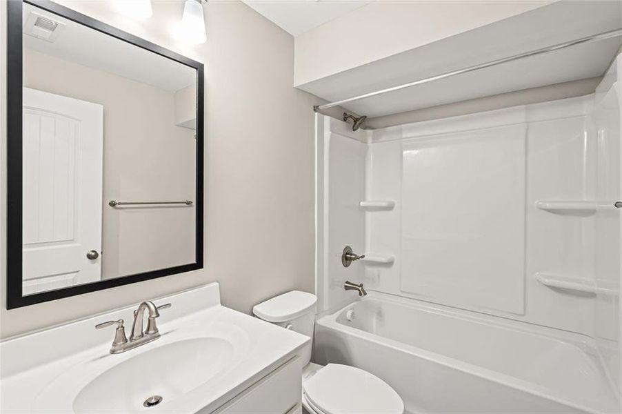 Furnished interior view inside a new home in Villas at Gold Creek, Dawsonville (Image 10).