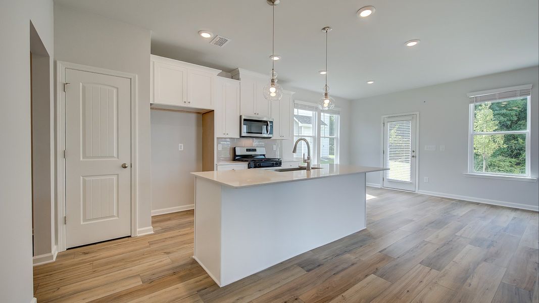 Representative furnished interior of a home built from the Kelsey by DRB Homes in Abbotts Crossing, Conyers (Image 5).