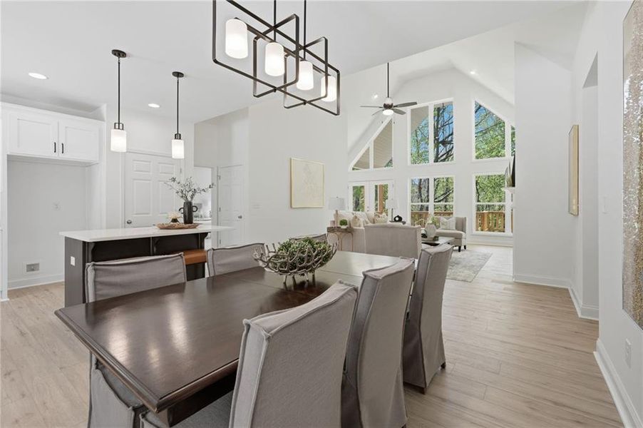 Furnished interior view inside a new home in , Gainesville (Image 35). Furnished interior view inside a new home in , Gainesville (Image 35).