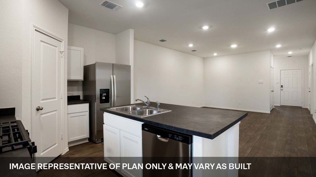 Furnished interior view inside a new home in Wayside, Uhland (Image 6).