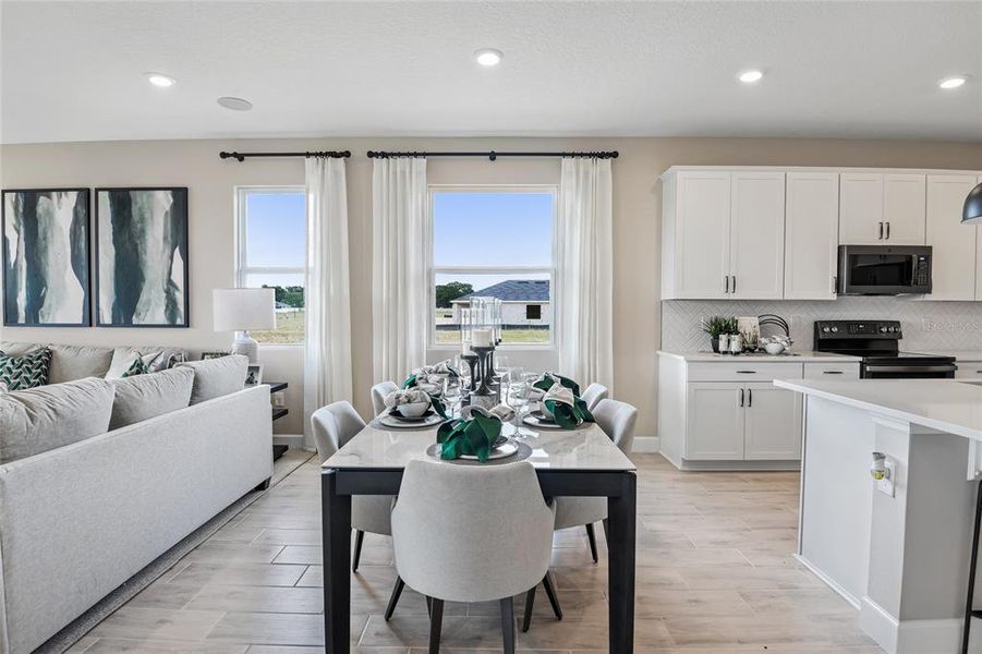 Furnished interior view inside a new home in Seasons at Scenic Terrace, Lake Hamilton (Image 11). Furnished interior view inside a new home in Seasons at Scenic Terrace, Lake Hamilton (Image 11).