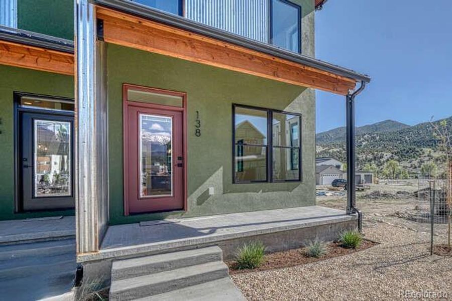 Front exterior of a new home in , Salida, CO, highlighting curb appeal (Image 19). Front exterior of a new home in , Salida, CO, highlighting curb appeal (Image 19).