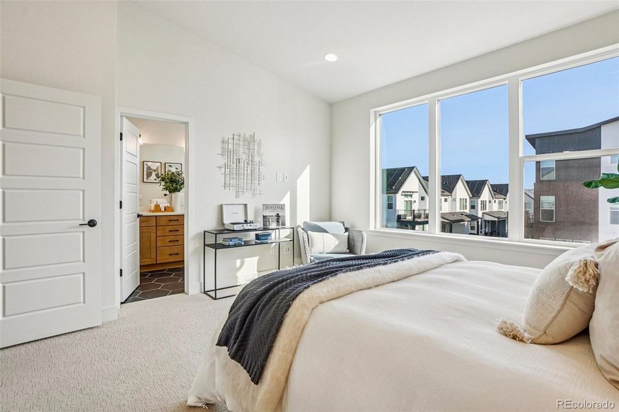 Furnished interior view inside a new home in Loretto Heights - Rise Collection, Denver (Image 8).
