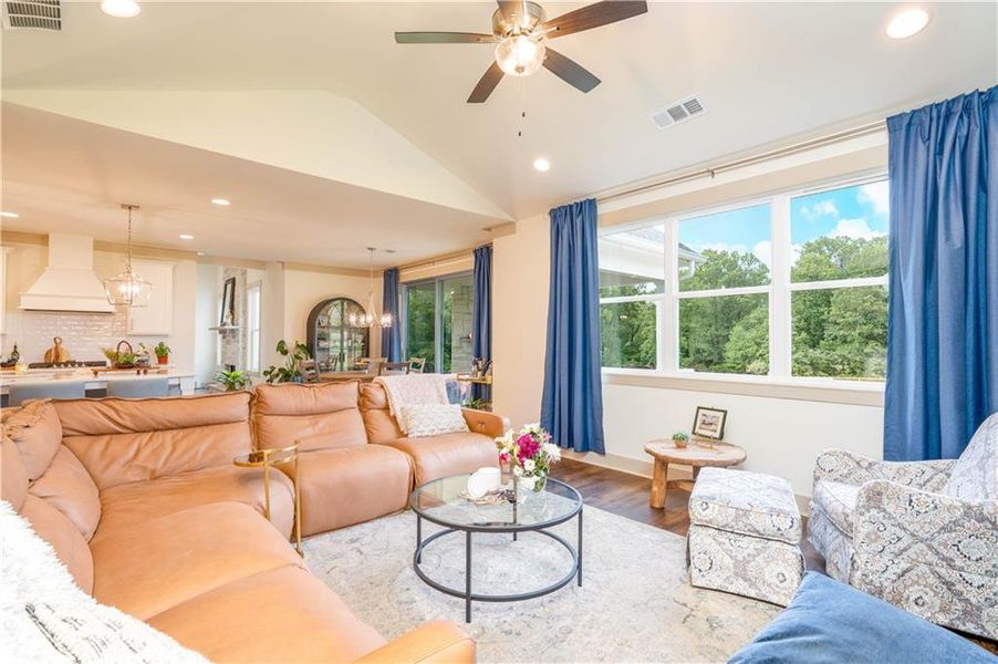 Furnished interior view inside a new home in , Cumming (Image 15).