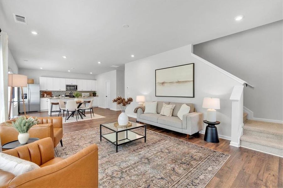 Furnished interior in a model home at Sweetlake Grove in Mableton (Image 25). Furnished interior in a model home at Sweetlake Grove in Mableton (Image 25).