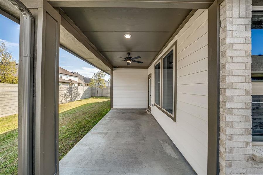 Exterior details and patio area of a home in , McKinney (Image 25). Exterior details and patio area of a home in , McKinney (Image 25).