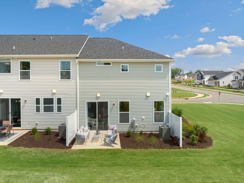 Representative exterior details of a home built from the Clifton by Mattamy Homes in Magnolia Park Townes, Garner (Image 3).