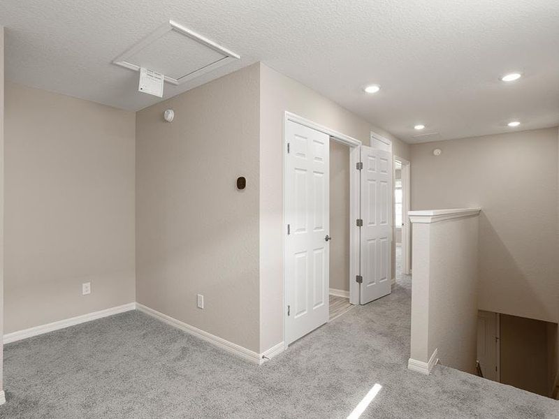 And, a loft at the stairway landing provides additional flexible-use space. And, a loft at the stairway landing provides additional flexible-use space.