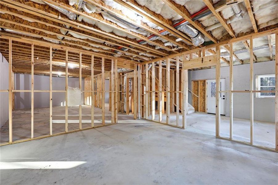 In-progress construction of a new home in , Buford, GA (Image 64).