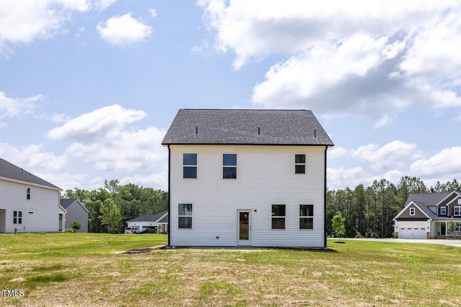 Front exterior of a new home in Wellers Knoll, Lillington, NC, highlighting curb appeal (Image 46).