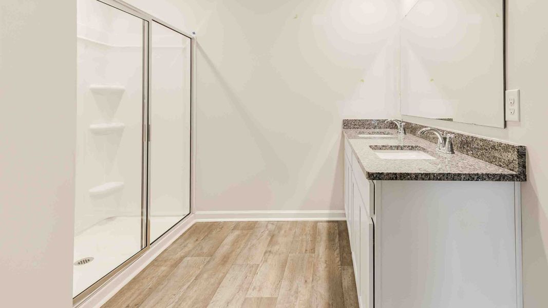 Furnished interior view inside a new home in Cedar Hill Landing, Navassa (Image 10).