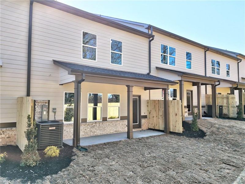 Exterior details and patio area of a home in , Norcross (Image 3).