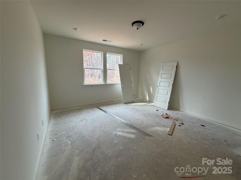 First floor primary suite