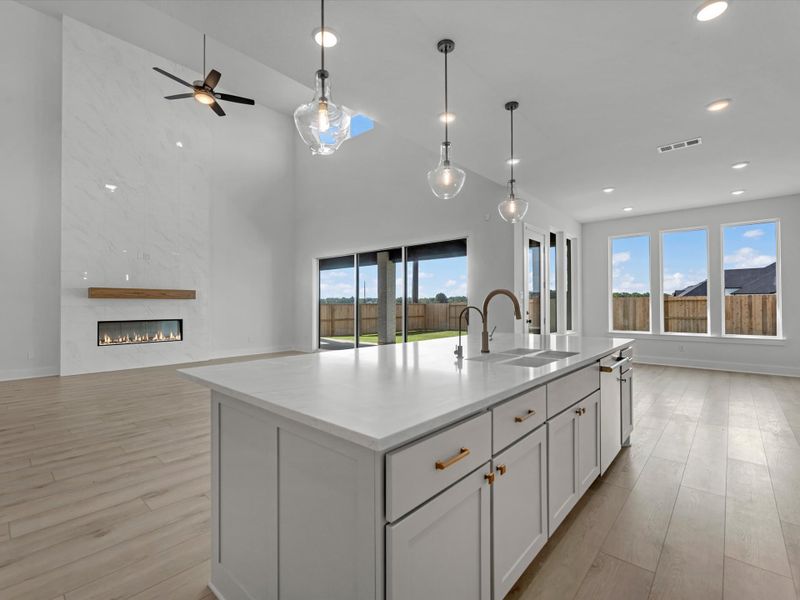 Furnished interior view inside a new home in Sienna 80′, Missouri City (Image 7). Furnished interior view inside a new home in Sienna 80′, Missouri City (Image 7).
