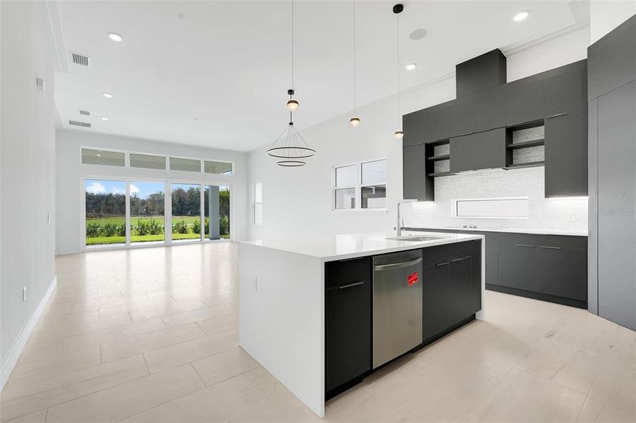 Furnished interior view inside a new home in Hampton Green at Providence, Davenport (Image 6).