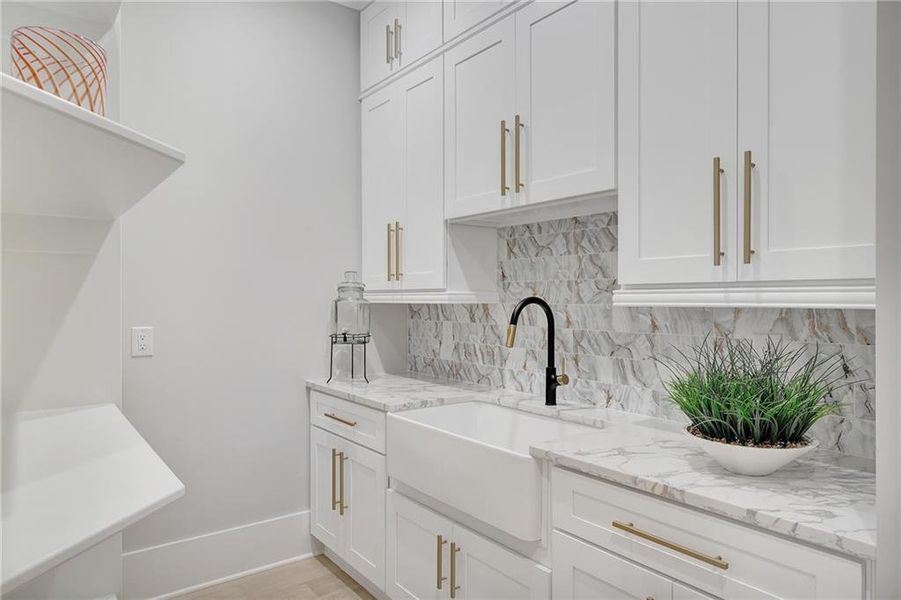 Furnished interior view inside a new home in , Suwanee (Image 33).