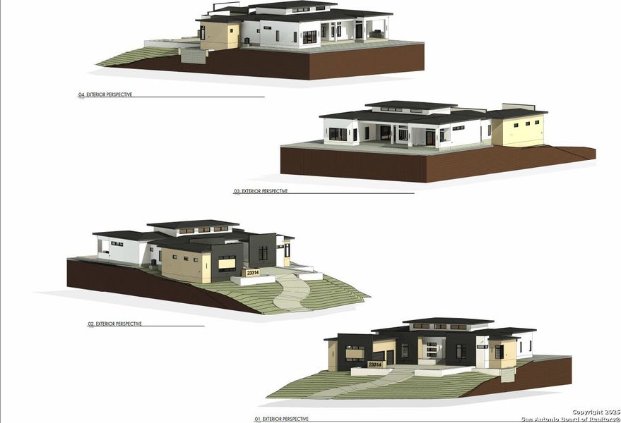 Exterior rendering of this home design in , San Antonio, TX (Image 4).