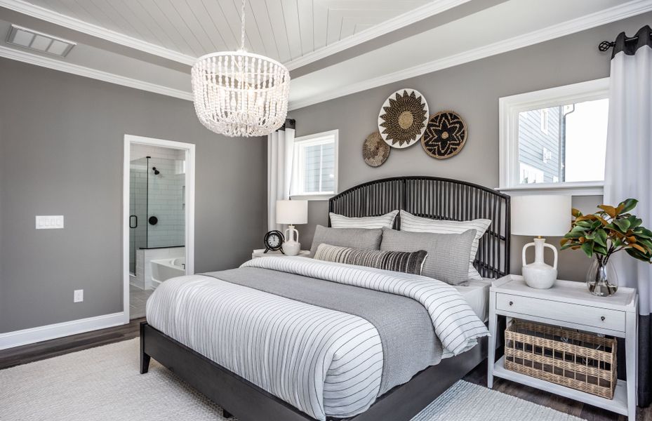 Furnished interior view inside a new home in Lewiston Meadows, Greensboro (Image 16).