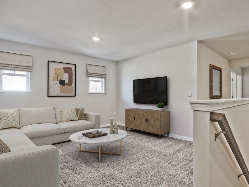 Furnished interior view inside a new home in The Coves at Lakes of Cane Bay II, Summerville (Image 5).
