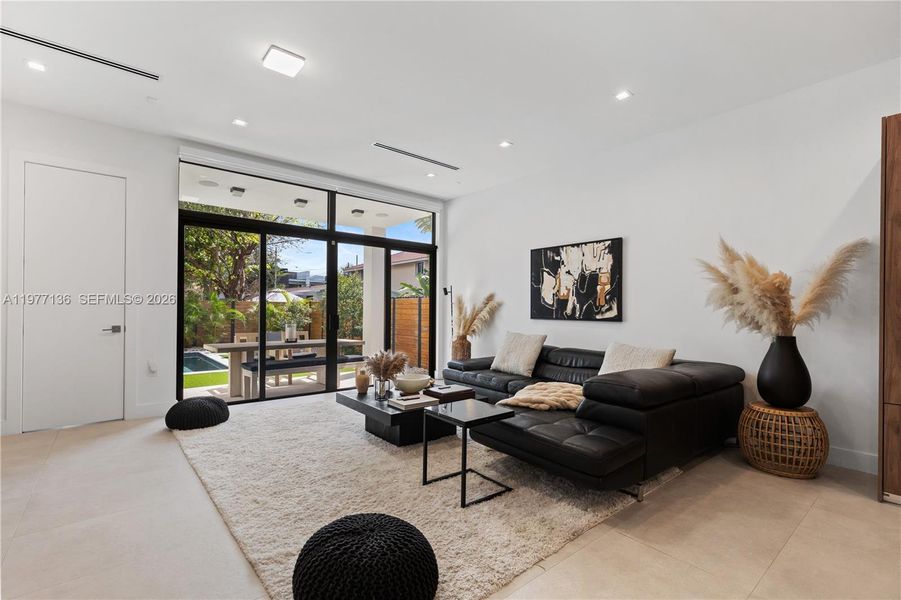 Furnished interior view inside a new home in , Miami (Image 45).