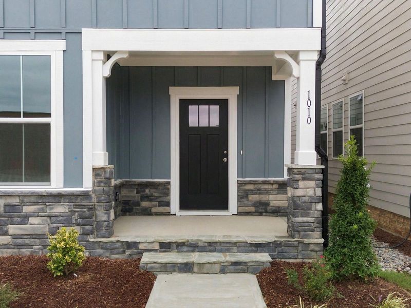 Exterior details and patio area of a home in Forestville Yard, Knightdale (Image 3).
