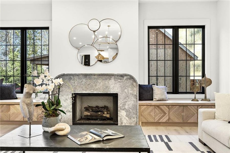 Furnished interior view inside a new home in , Atlanta (Image 13).