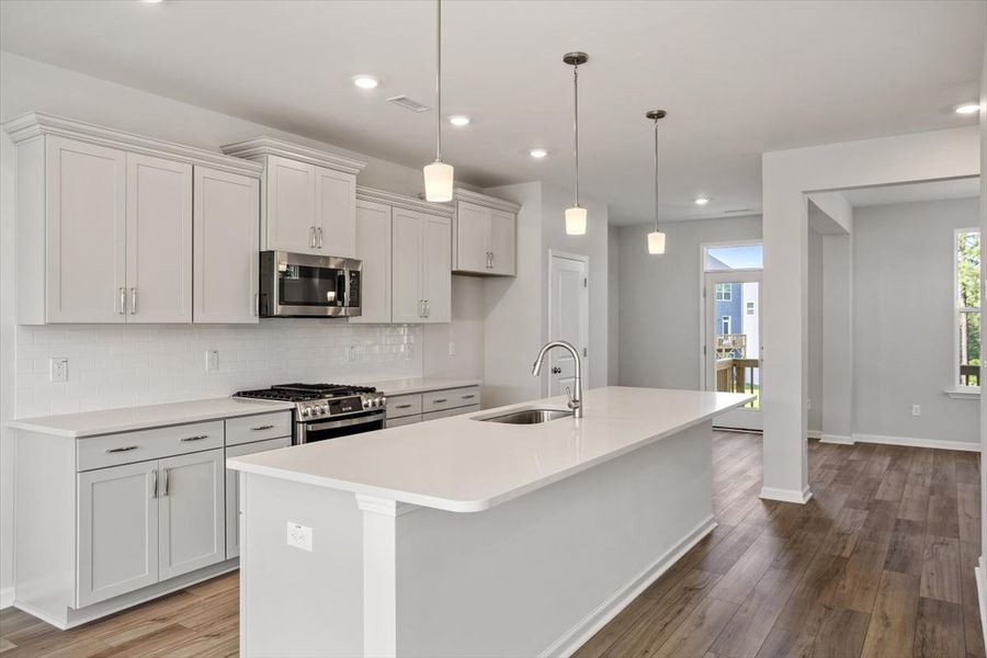 Furnished interior view inside a new home in Sweetbrier, Durham (Image 9).