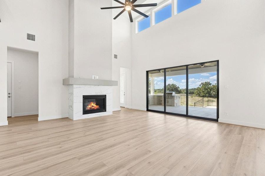 Spacious, unfurnished interior of a new home in Leander Estates, Leander (Image 30). Spacious, unfurnished interior of a new home in Leander Estates, Leander (Image 30).