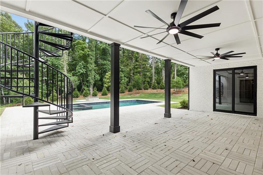 Exterior details and patio area of a home in , Sandy Springs (Image 30).