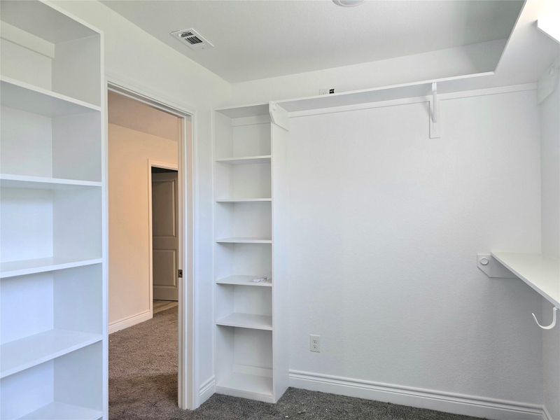 Primary closet Primary closet