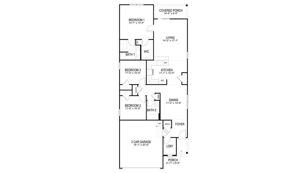 2D floor plan layout for the Allex by D.R. Horton in Fieldcrest Acres, Blountville, TN (Image 3). 2D floor plan layout for the Allex by D.R. Horton in Fieldcrest Acres, Blountville, TN (Image 3).