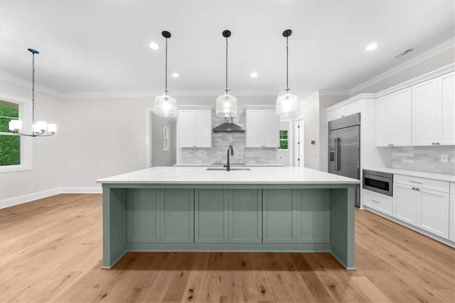 Furnished interior view inside a new home in , Cornelia (Image 12).